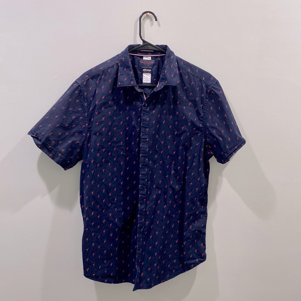 Ricky Singh Flamingo Button Up